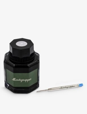 MONTEGRAPPA: Black ink bottle 50ml