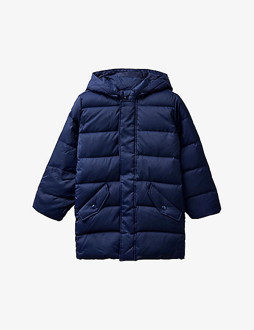 BENETTON: Feather-and-down-padded shell coat 6-12 years