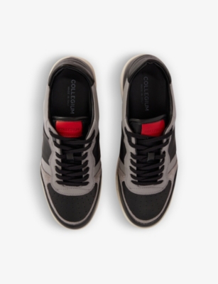 Shop None Pillar Destroyer Ii Devastator Panelled Leather Low-top Trainers In Blk/other