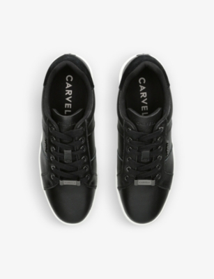CARVELA WOMENS BLACK CONNECT PLATFORM-SOLE LEATHER TRAINERS EUR 41 / 8 UK 60054402