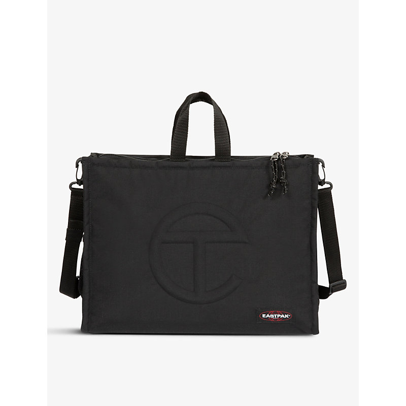 Eastpak X Telfar Shopper Medium Canvas Tote Bag In Black