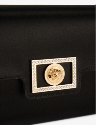 VERSACE Medusa-head mini satin clutch bag