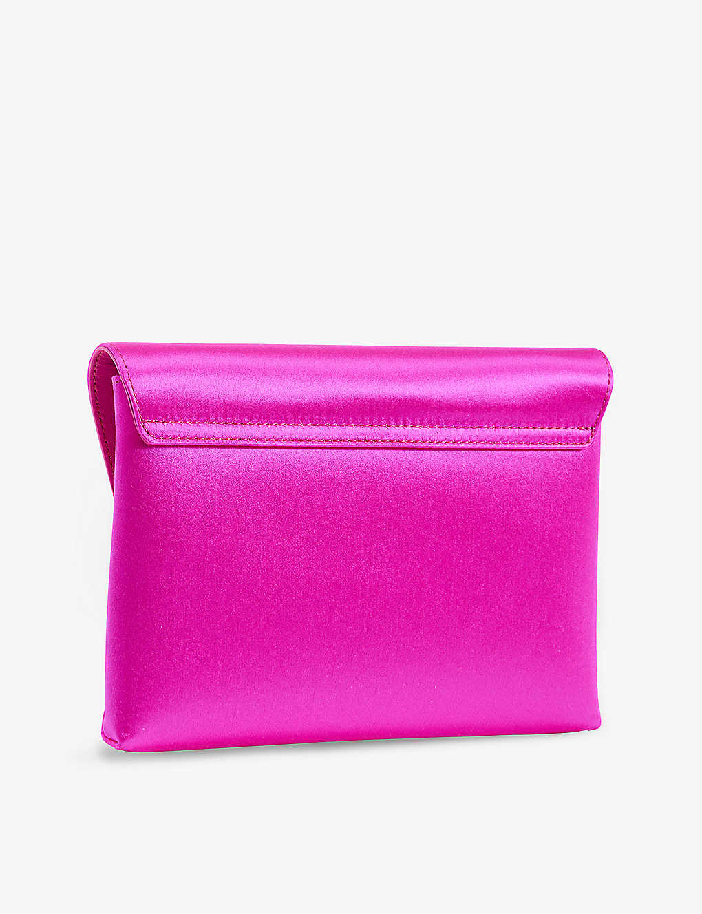 VERSACE Medusa logo-plaque satin clutch bag