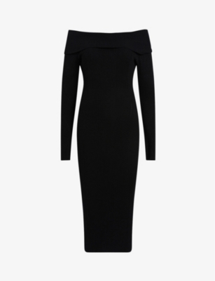 ALLSAINTS: Livia off-the-shoulder woven dress