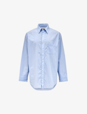 ALLSAINTS - Veneto pinstripe oversize-fit cotton shirt