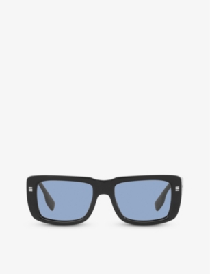 BURBERRY: BE4376U Jarvis rectangle-frame acetate sunglasses