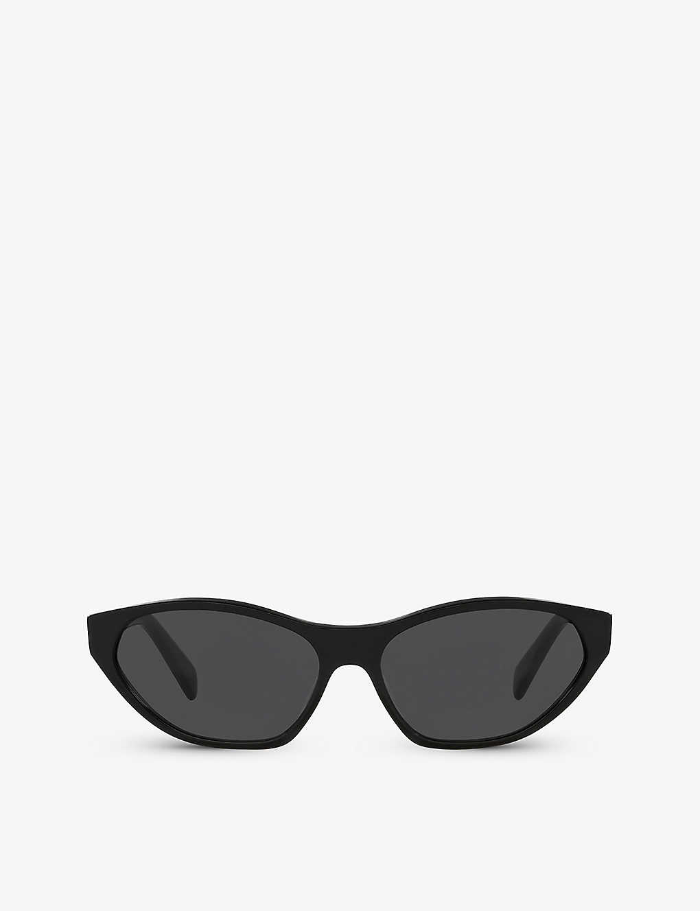 Celine Womens Black Cl000371 Cl40251u Tortoiseshell Cat-eye Acetate Sunglasses