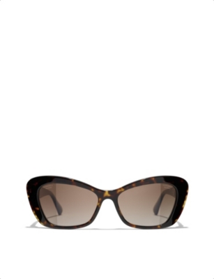 Chanel Square Sunglasses - Acetate, Brown - Polarized - UV Protected - Women's Sunglasses - 5478 1704/3