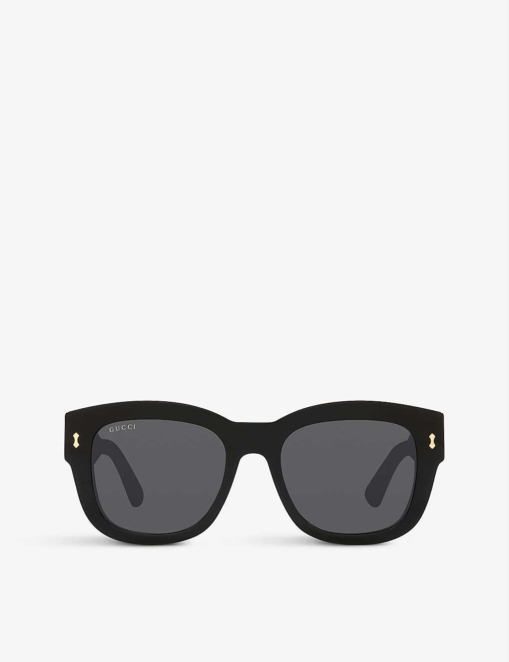 Gucci Gg1110s Square-frame Acetate Sunglasses In Black