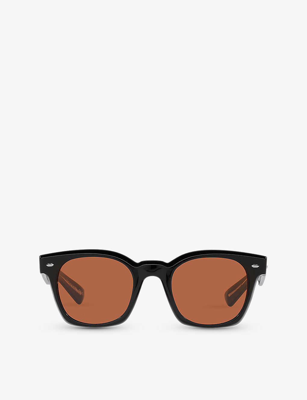 Oliver Peoples Merceaux Square-frame Acetate Sunglasses In Black