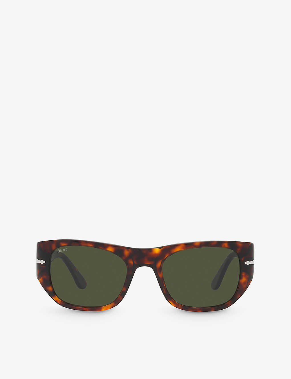 Persol Womens Brown Po3308s Square-frame Tortoiseshell Acetate Sunglasses