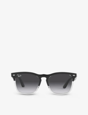 Ray Ban Steve Square-frame Sunglasses In Black / Grey