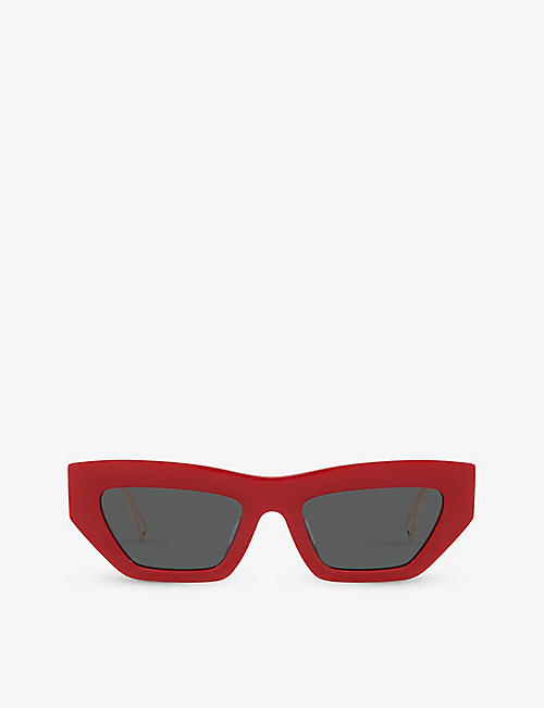 VERSACE: VE4432U irregular-frame acetate sunglasses