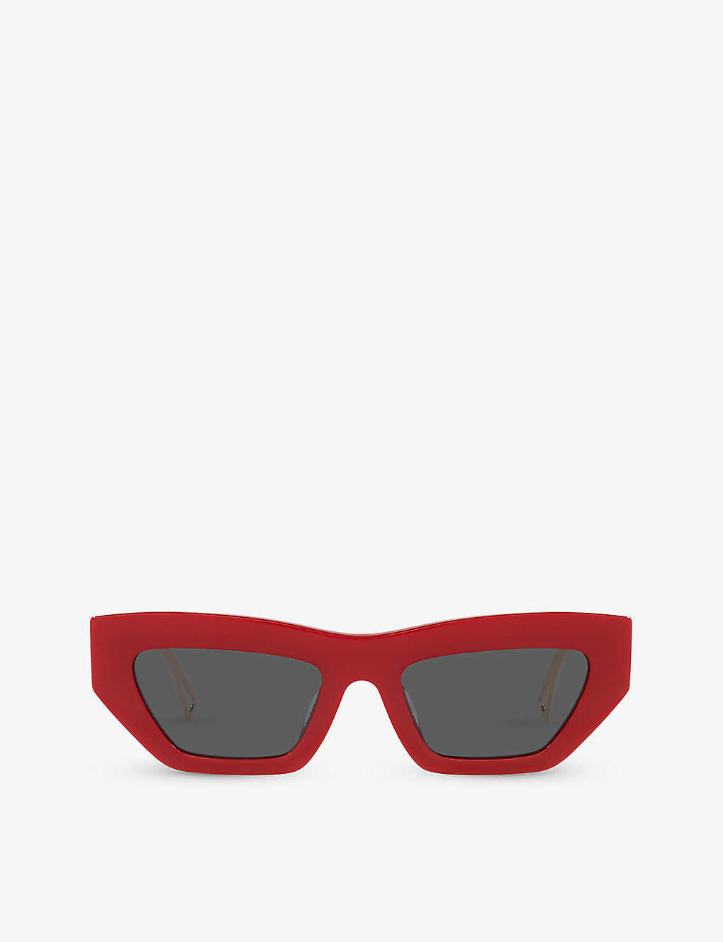 Versace Womens Red Ve4432u Irregular-frame Acetate Sunglasses