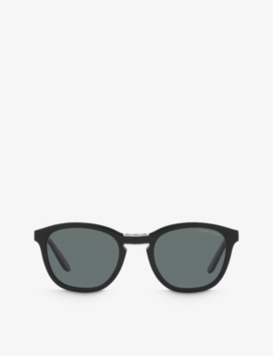 Giorgio Armani Womens Black Ar8170 Square-frame Sunglasses