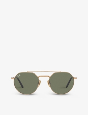 RAY-BAN: RB8265 Jack II Titanium crystal and titanium sunglasses