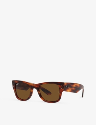 RAY-BAN: RB0840S Mega Wayfarer square-frame propionate sunglasses