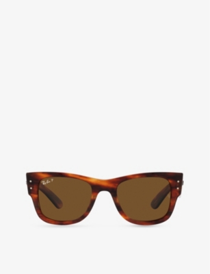 RAY-BAN: RB0840S Mega Wayfarer square-frame propionate sunglasses