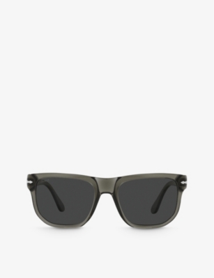 Persol Unisex Sunglasses Po3306s In Dark Grey Polarized