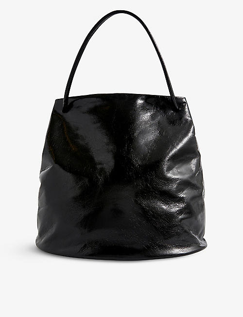 GABRIELA COLL G: Open-top leather tote bag