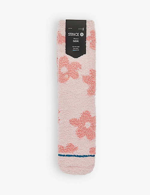 STANCE: Flower-print stretch-woven socks