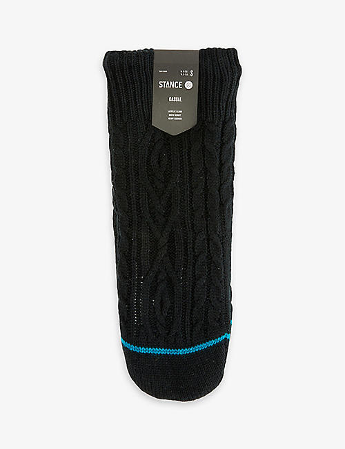 STANCE: Logo-embroidered knitted socks