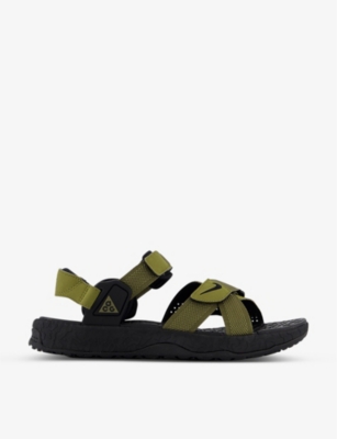 NIKE: Air Deschutz brand-embellished canvas sandals