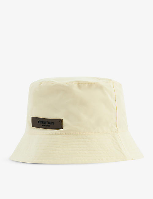 FOG X ESSENTIALS: ESSENTIALS brand badge cotton-blend bucket hat