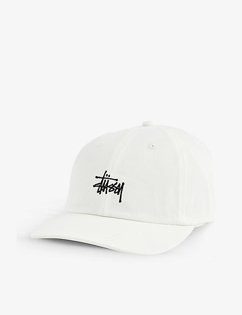 STUSSY: Stock logo-embroidered cotton baseball cap