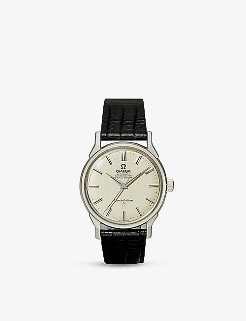 RESELFRIDGES WATCHES: Pre-loved Omega Constellation stainless-steel automatic-watch