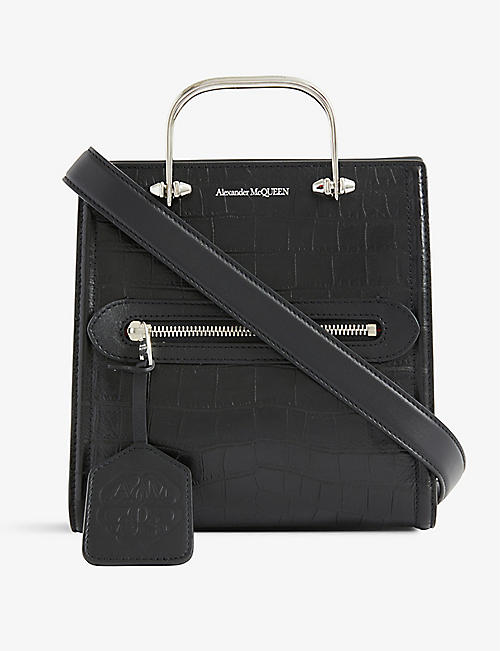 ALEXANDER MCQUEEN: The Short Story leather top-handle bag