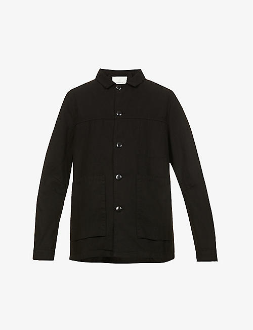 TOOGOOD: The Carpenter collared patch-pocket cotton jacket