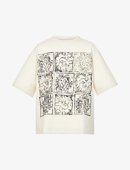TOOGOOD: The Shearer graphic-print oversized-fit organic-cotton T-shirt
