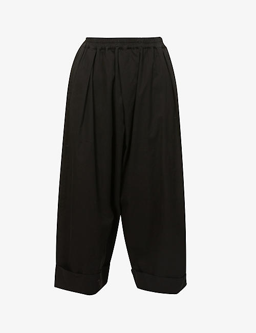 TOOGOOD: The Baker wide-leg mid-rise cotton-twill trousers