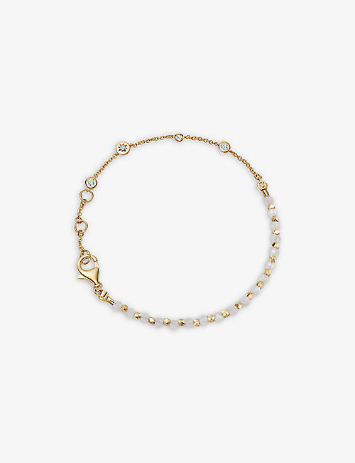 ASTLEY CLARKE: North Star 18ct yellow gold-plated sterling-silver bracelet