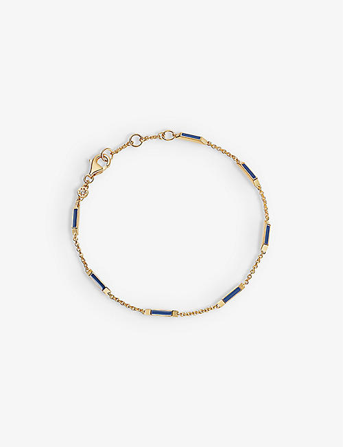 ASTLEY CLARKE: Aubar 18ct yellow-gold-plated sterling silver bracelet