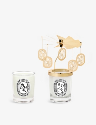 DIPTYQUE Holiday 2022 Collection Scented candle and carousel set