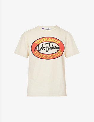GALLERY DEPARTMENT: Toymaker distressed-neckline cotton-jersey T-shirt