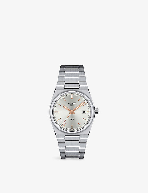 TISSOT: T137.210.11.031.00 PRX stainless-steel quartz watch