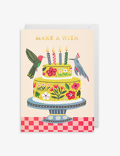 LAGOM: Make A Wish greetings card 10.9cm x 15.5cm