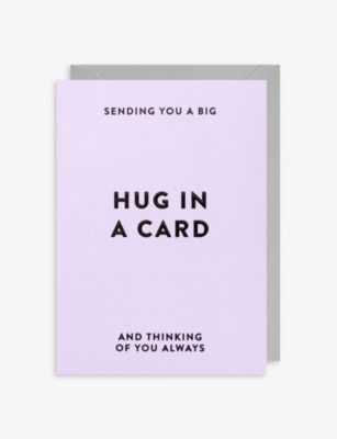 LAGOM: Sending You A Big Hug In A Card greetings card 10.9cm x 15.5cm