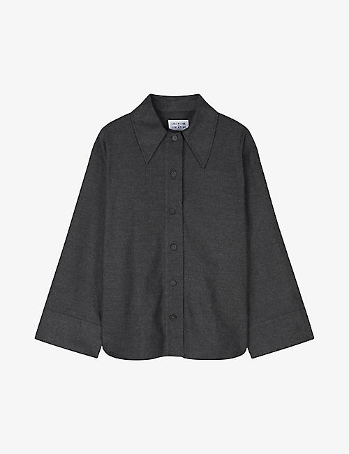 LIBERTINE LIBERTINE: Mercy oversized cotton shirt