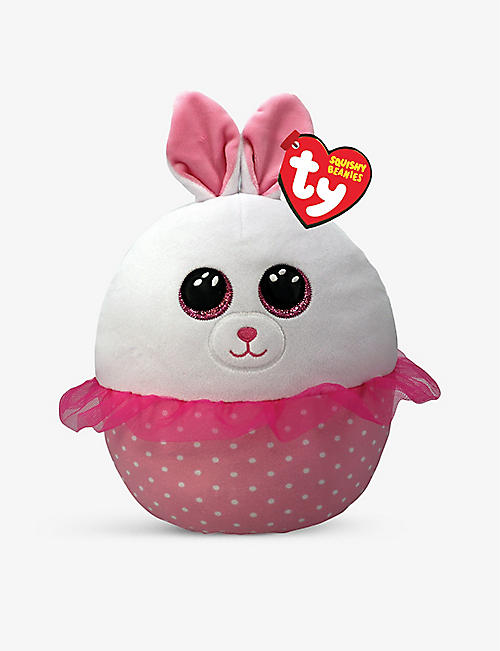 TY: Prim Rabbit Squish-A-Boo soft toy 23cm