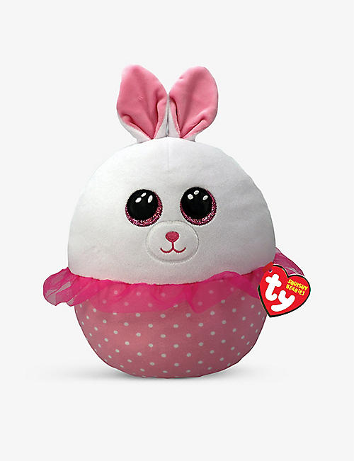 TY: Prim Rabbit Squish-A-Boo soft toy 36cm