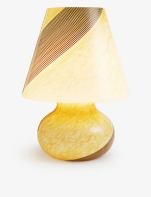 SOHO HOME: Lucio striped glass table lamp 39cm