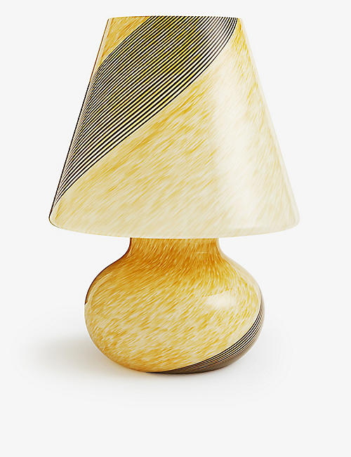 SOHO HOME: Lucio striped glass table lamp 39cm