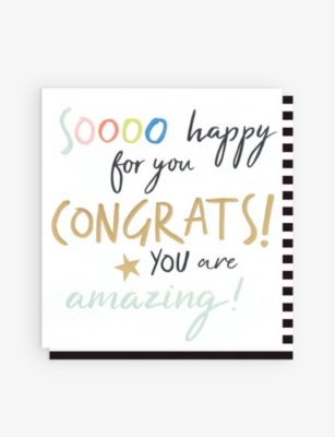 CAROLINE GARDNER - You are amazing congratulations greeting card 13.5cm ...