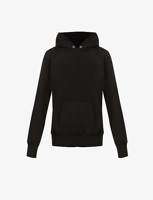 LES TIEN: Ribbed-trim relaxed-fit cotton-jersey hoody