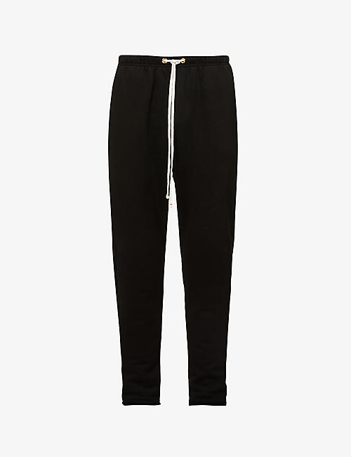 LES TIEN: Split-cuff mid-rise tapered cotton-jersey jogging bottoms