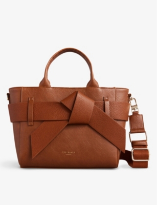 TED BAKER Jimsa bowdetail fauxleather bag